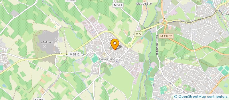 localisation de l'entreprise ENTREPRISE GUILLAUME FERNANDEZ  LAVERUNE