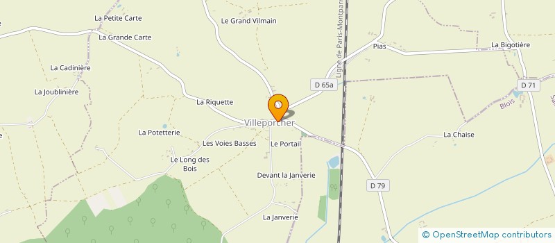 localisation de l'entreprise ENTREPRISE GUILLON  VILLEPORCHER