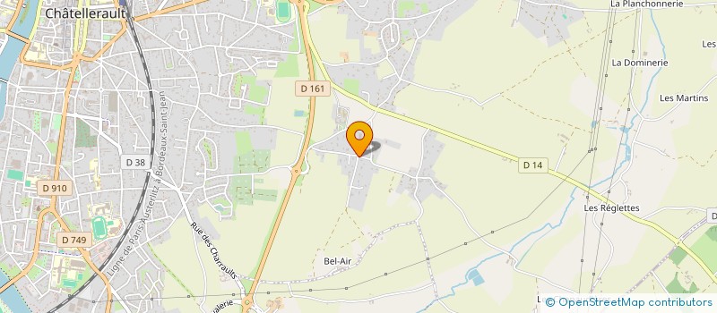 localisation de l'entreprise ENTREPRISE GUIONNET à CHATELLERAULT