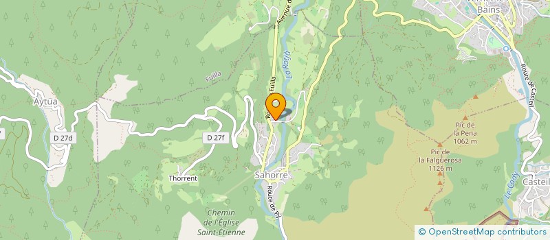 localisation de l'entreprise ENTREPRISE  GUTIERREZ  SAHORRE