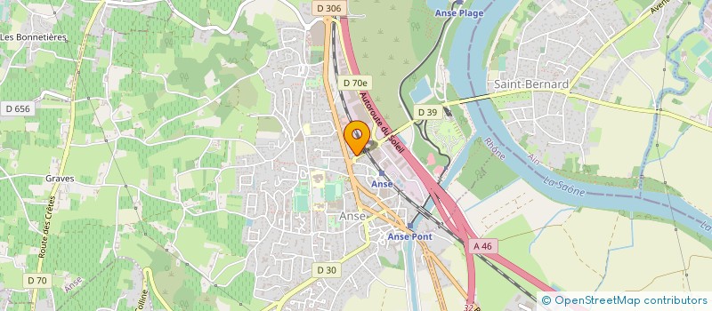 localisation de l'entreprise ENTREPRISE GUY DESBROSSE à ANSE