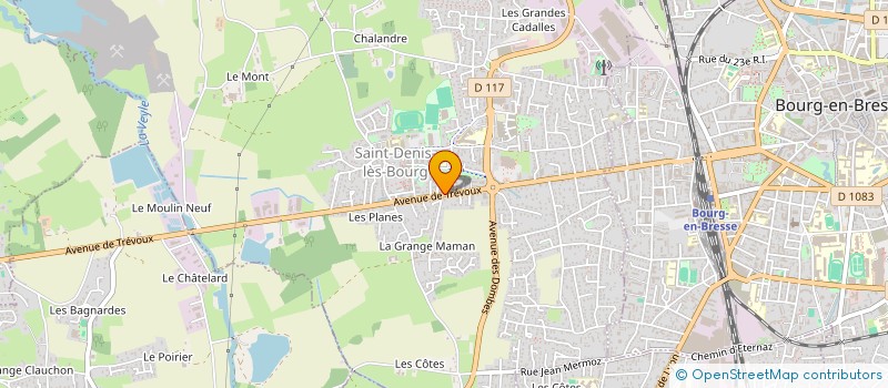 localisation de l'entreprise ENTREPRISE GUY MERCIER ET FILS à SAINT-DENIS-LES-BOURG