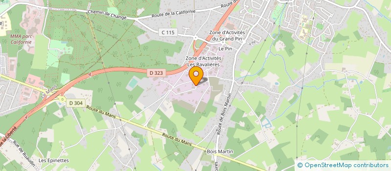 localisation de l'entreprise ENTREPRISE GUZMAN à CHANGE