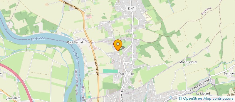 localisation de l'entreprise ENTREPRISE H.C  PARCIEUX