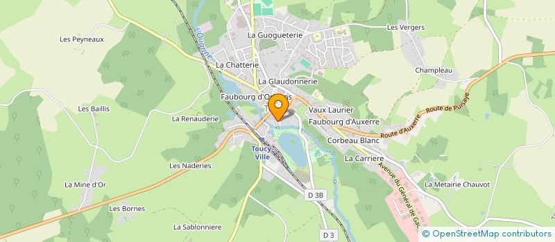 localisation de l'entreprise ENTREPRISE HADDAG & BOUHSEN à TOUCY