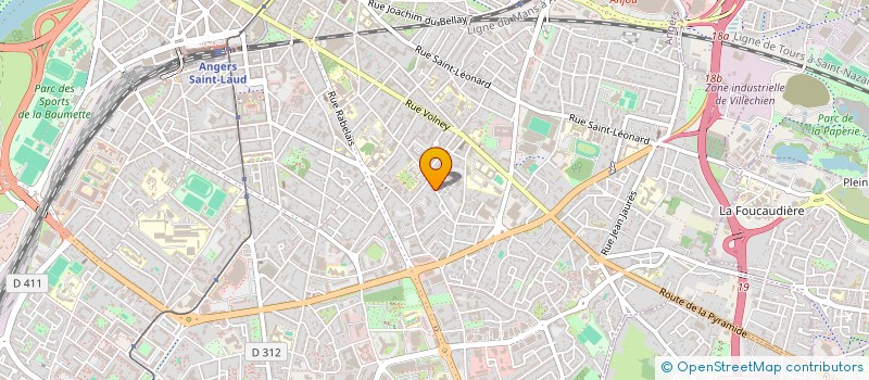 localisation de l'entreprise ENTREPRISE HAFFNER à ANGERS