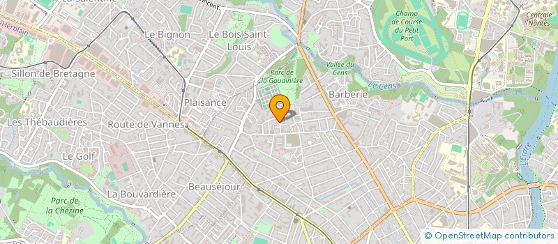 localisation de l'entreprise ENTREPRISE HAMARD FRERES à NANTES
