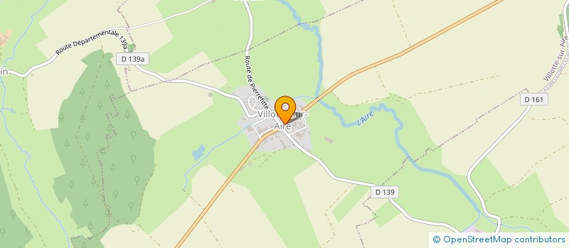localisation de l'entreprise ENTREPRISE HARDEMAN à VILLOTTE-SUR-AIRE