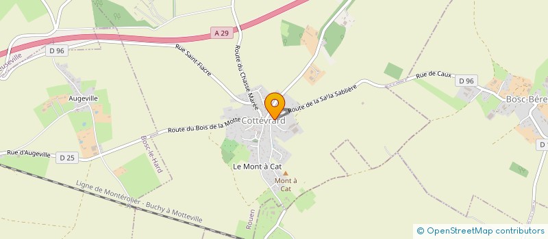 localisation de l'entreprise ENTREPRISE HAUTECOEUR à COTTEVRARD
