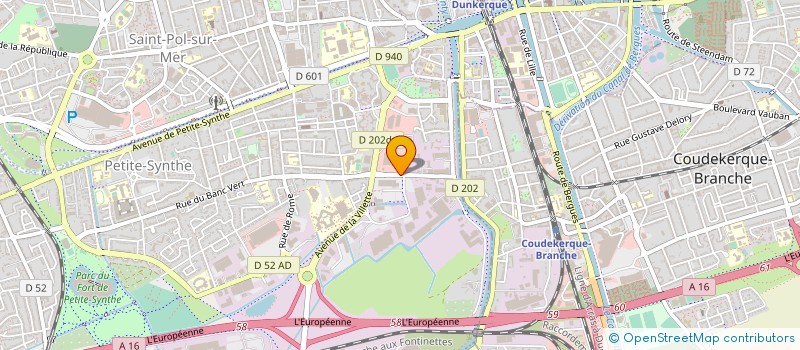 localisation de l'entreprise ENTREPRISE HEBBEN ET FILS à DUNKERQUE