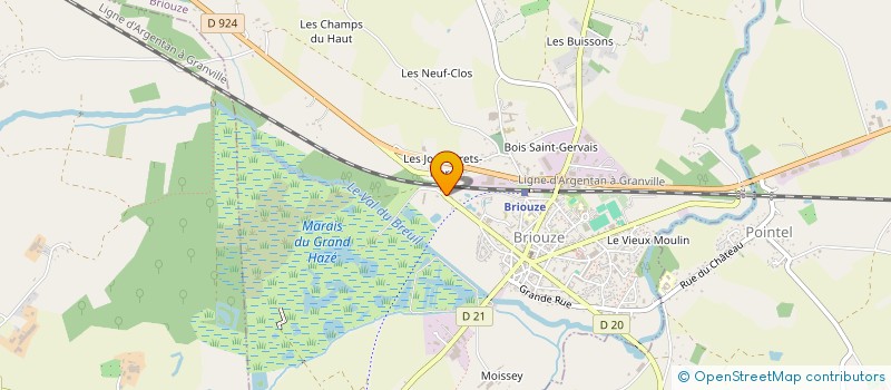 localisation de l'entreprise ENTREPRISE HEBERT à BRIOUZE
