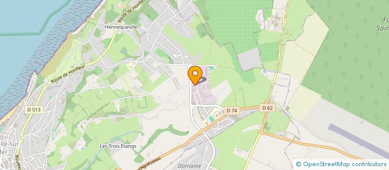 localisation de l'entreprise ENTREPRISE HEDIN WILLIAM  TROUVILLE-SUR-MER