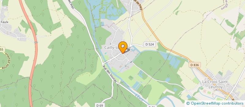 localisation de l'entreprise ENTREPRISE HEDOUIN  AILLY