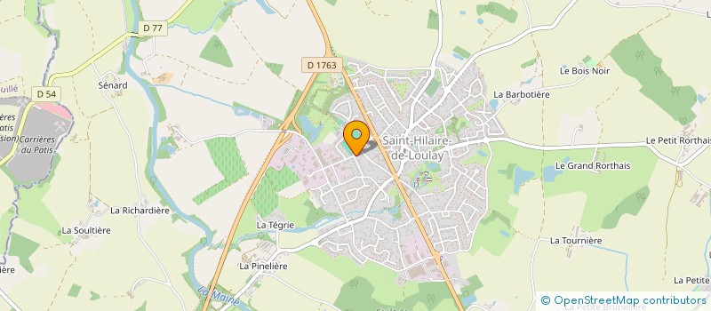 localisation de l'entreprise ENTREPRISE HEGRON à MONTAIGU-VENDEE