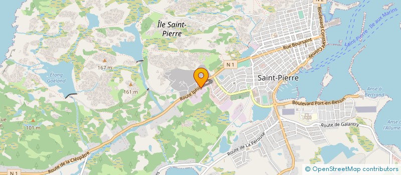 localisation de l'entreprise ENTREPRISE HELENE ET FILS à SAINT-PIERRE