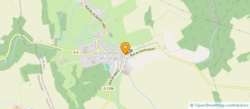 localisation de l'entreprise ENTREPRISE HENON  COUSANCES-LES-FORGES