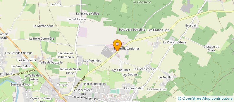 localisation de l'entreprise ENTREPRISE HENOT à TRUYES