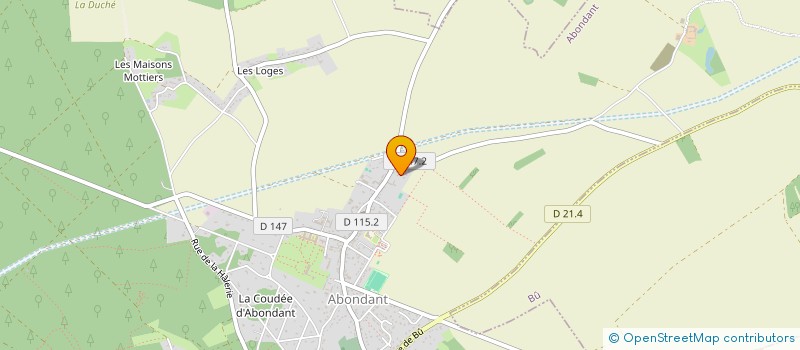 localisation de l'entreprise ENTREPRISE HENRI JOUVIN à ABONDANT