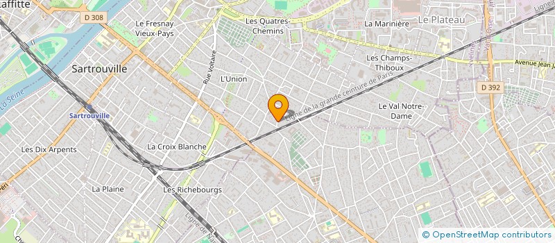 localisation de l'entreprise ENTREPRISE HERSEMEULE à SARTROUVILLE