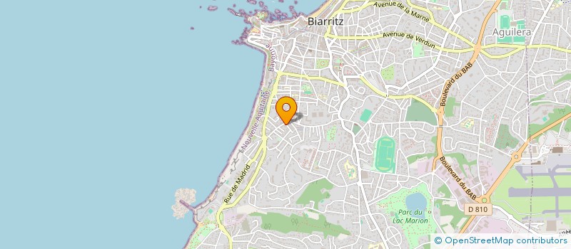 localisation de l'entreprise ENTREPRISE HIRIGOYEN à BIARRITZ