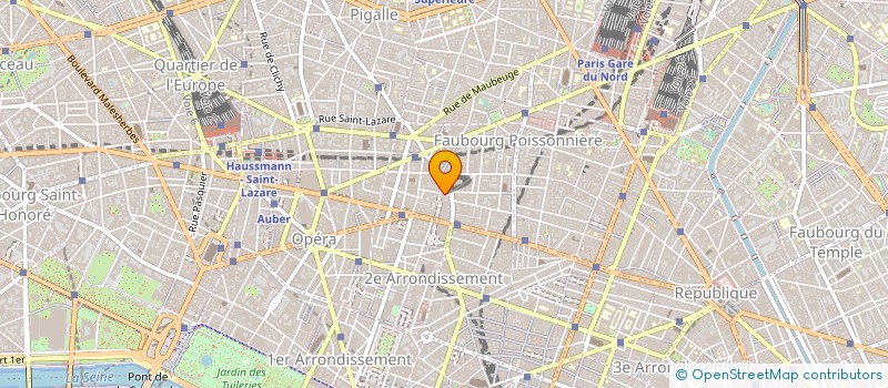 localisation de l'entreprise ENTREPRISE HK à PARIS