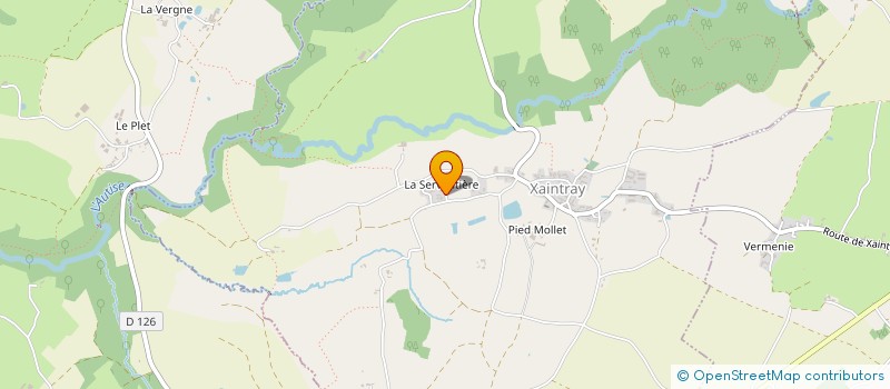 localisation de l'entreprise ENTREPRISE HOLLER ISOLATION à XAINTRAY