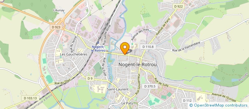 localisation de l'entreprise ENTREPRISE HOUDAYER FABIEN à NOGENT-LE-ROTROU