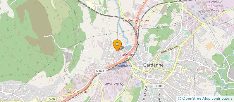 localisation de l'entreprise ENTREPRISE HRAGA à GARDANNE