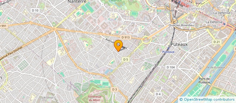 localisation de l'entreprise ENTREPRISE IMMOBAT à NANTERRE