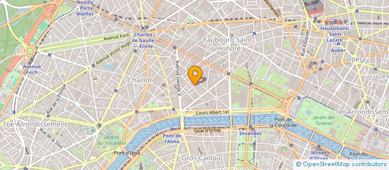 localisation de l'entreprise ENTREPRISE IMMOBILIERE à PARIS