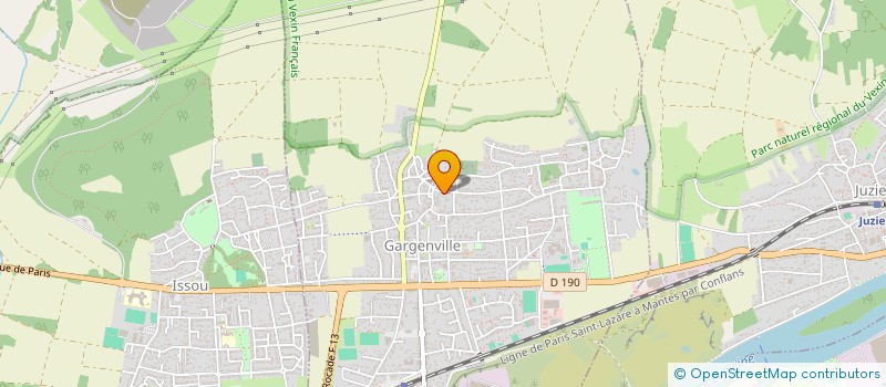 localisation de l'entreprise ENTREPRISE INCI  GARGENVILLE