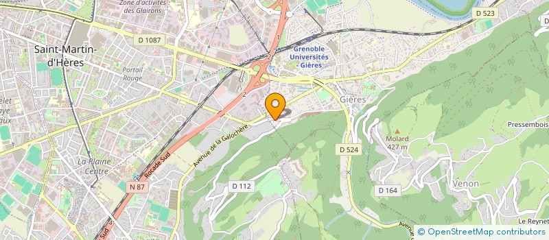 localisation de l'entreprise ENTREPRISE IPCV à GIERES