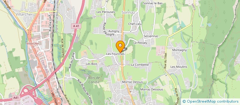 localisation de l'entreprise ENTREPRISE IRMAK à SONNAZ
