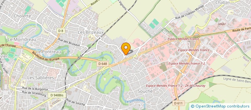 localisation de l'entreprise ENTREPRISE ISIDORE ET COMPAGNIE à NIORT