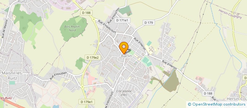 localisation de l'entreprise ENTREPRISE ISOLATION CLOISONS & DOUBLAGE à BARLIN