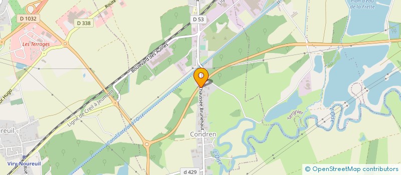 localisation de l'entreprise ENTREPRISE J.C. COUVERTURE  CONDREN