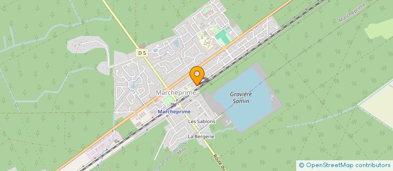 localisation de l'entreprise ENTREPRISE J FERNANDES  BIGANOS