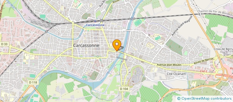 localisation de l'entreprise ENTREPRISE J.P.S. à CARCASSONNE