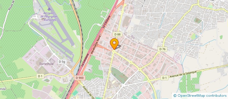 localisation de l'entreprise ENTREPRISE JACQUES ANRIGO  PERPIGNAN