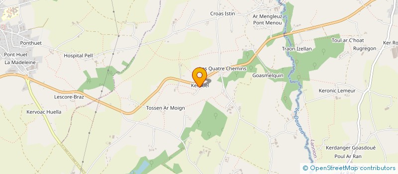 localisation de l'entreprise ENTREPRISE JAOUEN ERIC ET PHILIPPE  LANMEUR