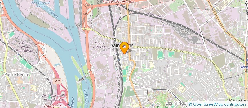 localisation de l'entreprise ENTREPRISE JEAN ET SEON  SAINT-FONS