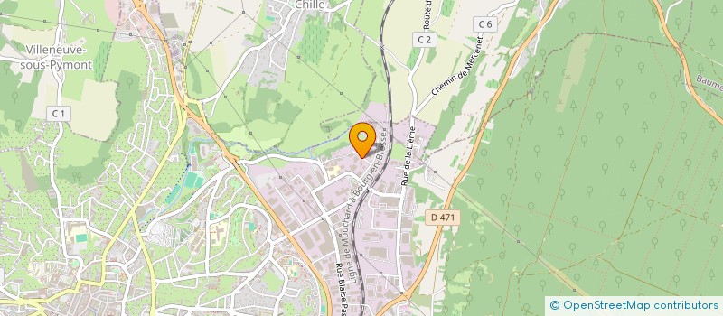 localisation de l'entreprise ENTREPRISE JEAN GALETTI à LONS-LE-SAUNIER