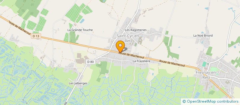 localisation de l'entreprise ENTREPRISE JEAN JACQUES FOUCHER  VILLENEUVE-EN-RETZ