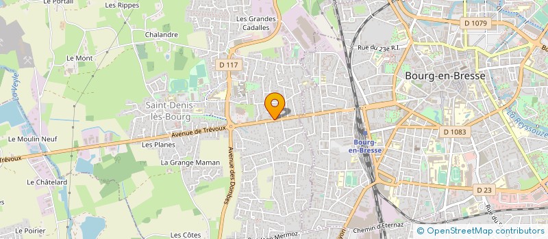 localisation de l'entreprise ENTREPRISE JEAN-LUC MICHAUD à SAINT-DENIS-LES-BOURG