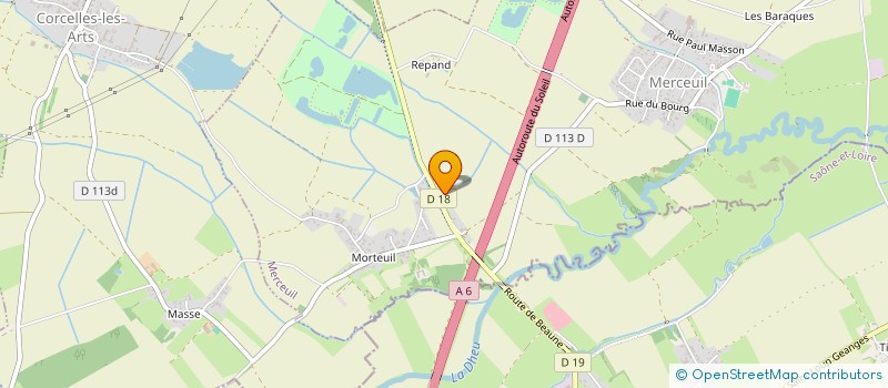 localisation de l'entreprise ENTREPRISE JEAN MICHEL DURAND à MERCEUIL