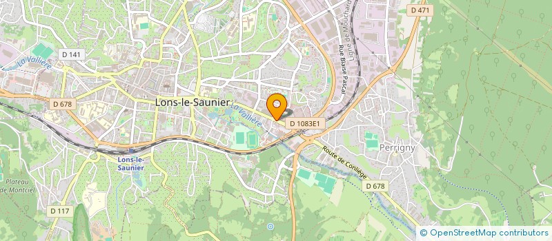 localisation de l'entreprise ENTREPRISE JEAN MICHELI à LONS-LE-SAUNIER