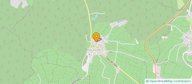 localisation de l'entreprise ENTREPRISE JEAN PIERRE PATAT  HAUTVILLERS