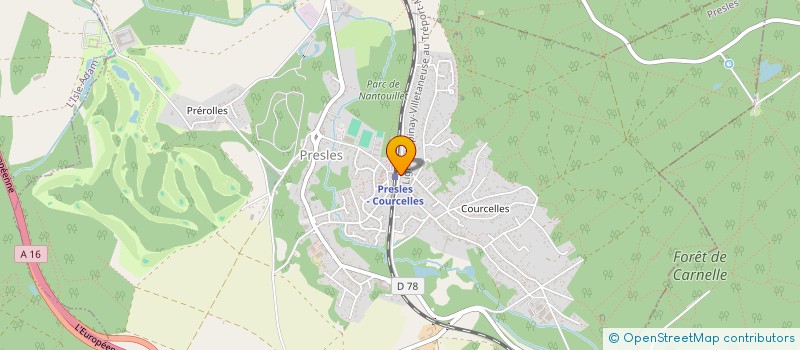 localisation de l'entreprise ENTREPRISE JEAN TEMPERE ET COMPAGNIE  PRESLES