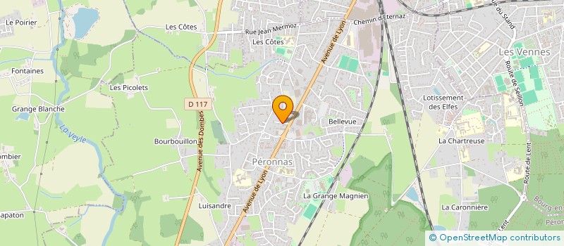 localisation de l'entreprise ENTREPRISE JENTELLET à PERONNAS