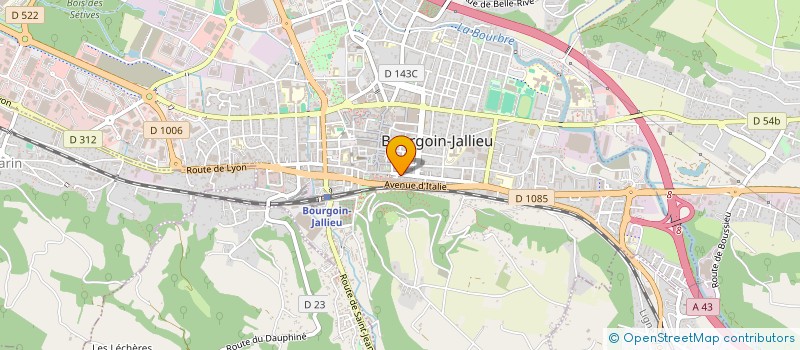 localisation de l'entreprise ENTREPRISE JOCTEUR à BOURGOIN-JALLIEU